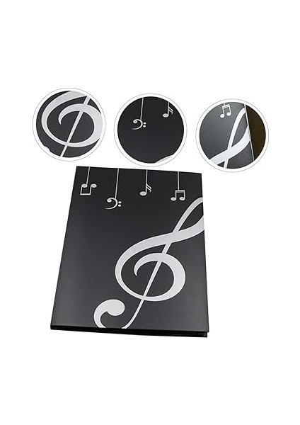 Boyutunda Müzik Notası Klasörü Dayanıklı Piano Notası Dosyası Müzik Öğrencileri ve Sunumlar Için Uygun Spiral Bağlama ile Kolay Kullanım fırsatları