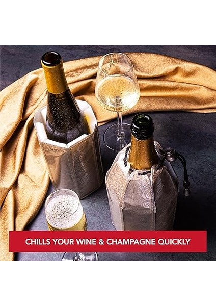 Vin Aktif Soğutucu Şarap & Şampanya Soğutucu Platin fiyatları