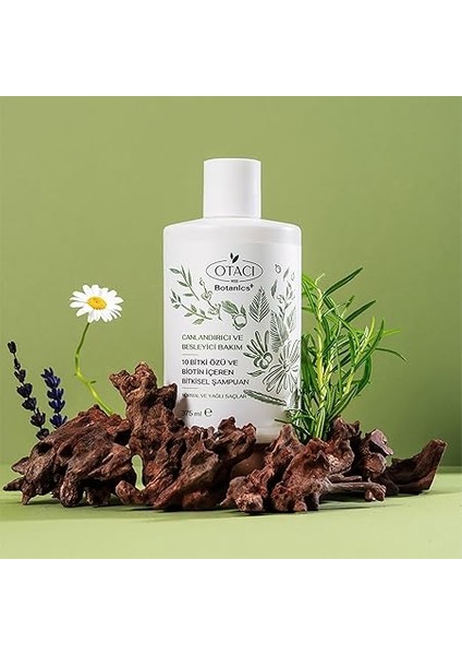 Botanics Canlandırıcı & Besleyici Bakım - 10 Bitki Özü ve Biotin Içeren Bitkisel Şampuan indirimleri