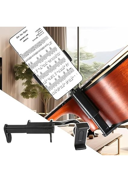 Gitar Kamera Tutucu, Gitar Klipsi, Akış, Seyahat, Antrenman, Video Görüşmeleri Için Akıllı Telefon Klipsi modelleri