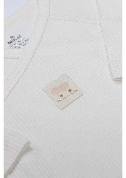 Organic Modal Flying Balloons Kruvaze Uzun Kol Body BS17121 Ekru modelleri