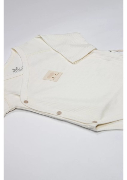 Organic Modal Flying Balloons Kruvaze Uzun Kol Body BS17121 Ekru indirimleri