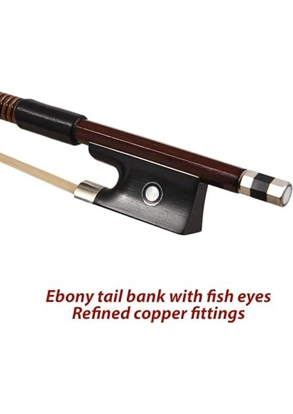 Keman Yaylar Tam Boy 4/4 Brezilyalı Ahşap Keman Yayı Kutup At Kuyruğu Saç El Yara Hf Yaylı Çalgı Aksesuarları fırsatları