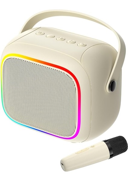 SK818BT Rgb Mikrofonlu Bluetooth Hoparlör 5 Modlu Ses, Bluetooth 5.4, Karaoke