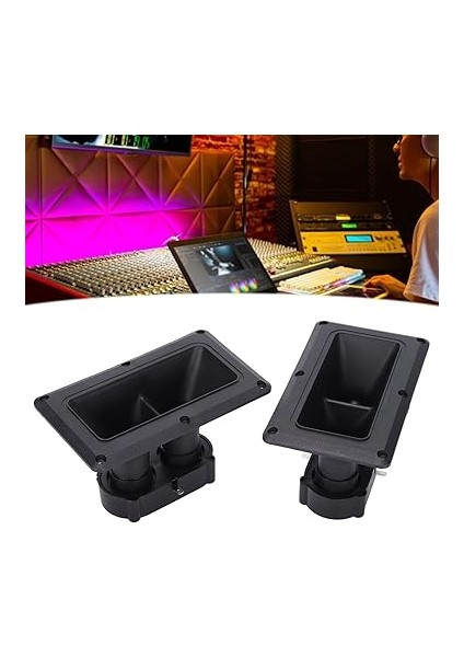 Wide Dispersion Horn Tweeter, Dual Drive Ceramic High Sensitivity Piezoelectric Speaker Audio Accessories For Car Audio Home Speakers Sound Box modelleri