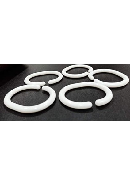 Banyo Duş Perde Halkası Kancası 12 Adet Perde Askısı fiyatları