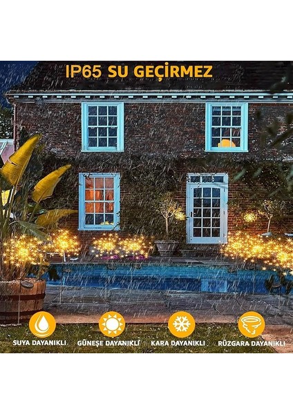 2'li 50 Tel Güneş Enerjili Bahçe Aydınlatması Solar Bahçe Dekorasyon Direk Aydınlatma Kazıklı Aydınlatma Dış Bahçeler Için Yol Aydınlatması fiyatları