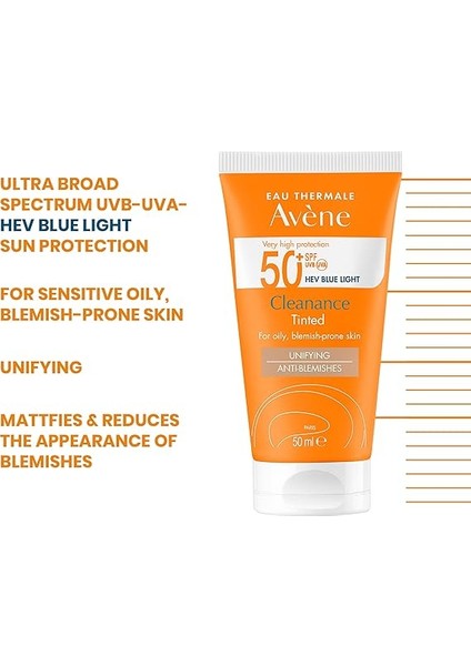 Cleanance Tinted Unifying SPF50+ 50 ml indirimleri