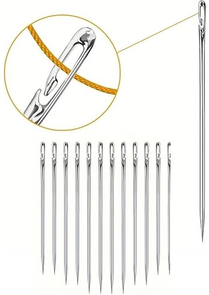Adet Kolay Iplik Geçirilen Iğne Seti Pratik Dikiş ve Nakış Için Kullanışlı Iğne Kiti fiyatları