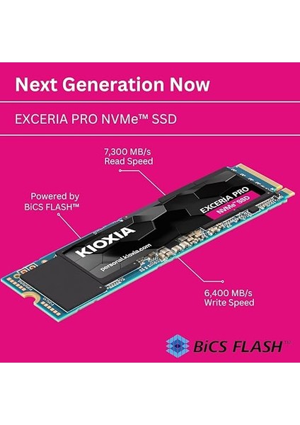 Excerıa Pro 2tb Nvme SSD – M.2 2280, Pcıe Gen4, 7300MB/S Okuma, 6400MB/S Yazma fırsatları