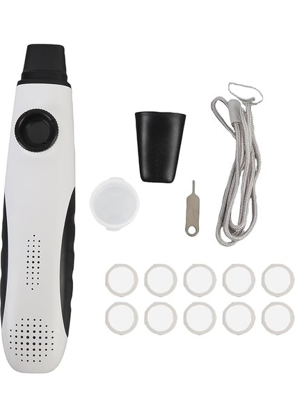 Kazoo Flüt, Diyafram ve Kordonlu Profesyonel Kazoo Müzik Aletleri, Küçük Taşınabilir Müzik Tutkunları Için Set, Sevgilisi Yeni Başlayanlar, Çocuklar ve Yetişkin (Whıte)