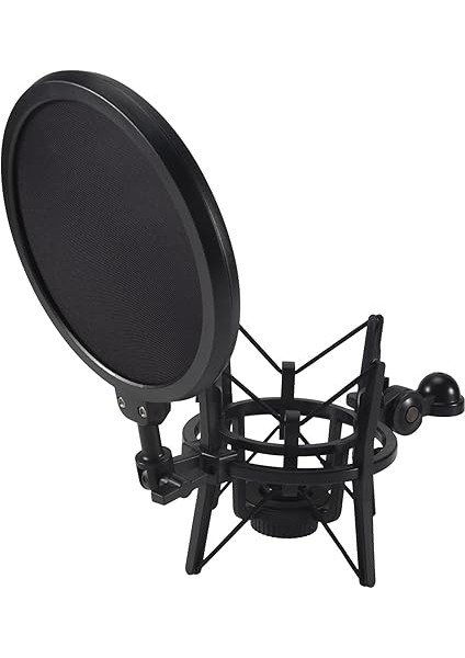 Profesyonel Mikrofon Mic Şok Dağı Kalkan Eklemli Tutucu Stüdyo Yayını Için Standı Braketi fiyatları