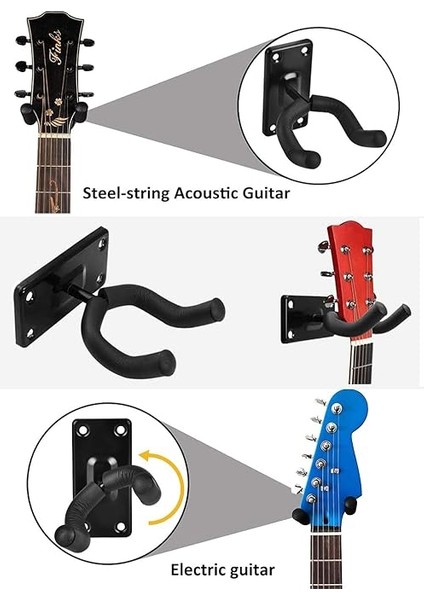Gitar Duvar Standı, Gitar Kancası Standı, Ukulele Standı, Duvar Montajı ve Gitar Penaları, Akustik Gitar Klasik Gitar Bas Elektro Gitar fiyatları