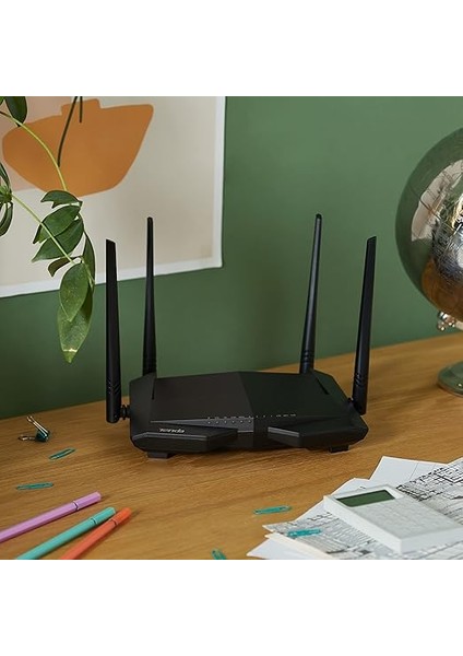AC1200 Mbps Dual Band Kablosuz 4 x Gigabit Port Fiber Vdsl/adsl Modem Router fiyatları