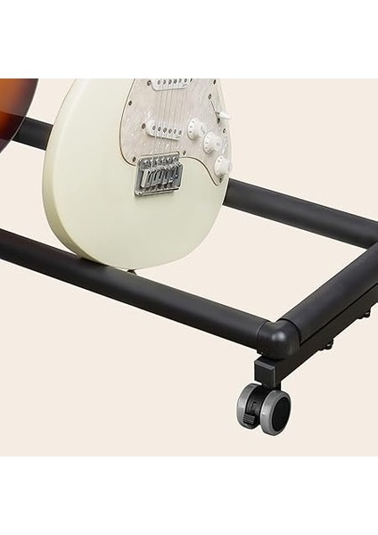 Guitar Stand Metal ve Eva Çoklu Gitar Dükkanlar Için Tekerlekler ile Tutucu Fl 17W W Gitar Stand Su Multı Rackguıtar Rackgutar Tuter (FL-11W) indirimleri