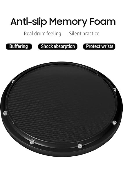 Davul Uygulama Pad Yeni Başlayanlar Için Kaymaz Köpük ile Sessiz Davul Eğitim Pedi fırsatları