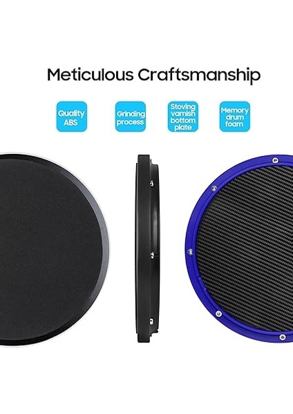 Davul Uygulama Pad Yeni Başlayanlar Için Kaymaz Köpük ile Sessiz Davul Eğitim Pedi indirimleri