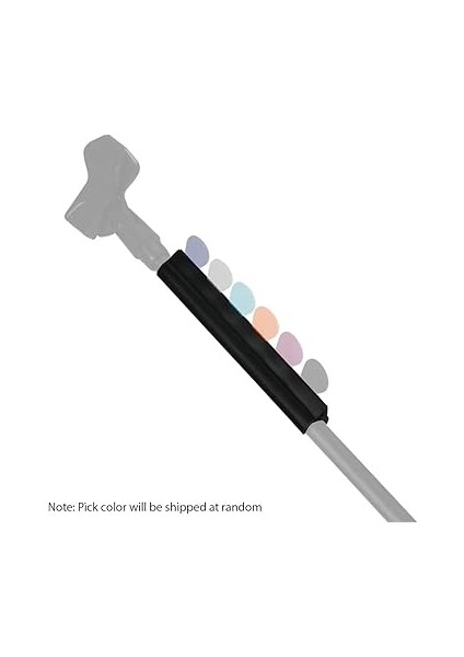 Gitar Penası Tutucu, 5 Kauçuk Pena Ile, Gitar Penaları Için Klipsli Klips, Mikrofon Için, Nota Standı, Evrensel Çap 16 – 19 Pipo indirimleri