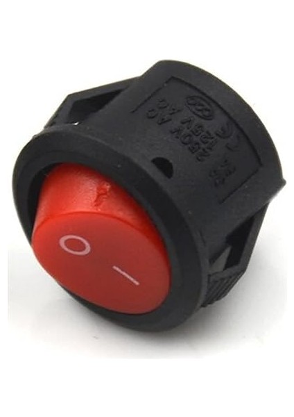 2 Pin Anahtar Rocker Switch Mini Buton Kırmızı Aç Kapa fırsatları