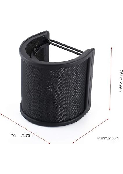 Mikrofon Pop Filtresi Profesyonel Metal Mikrofon Pop Filtre Kalkanı Patlama Önleyici Net Kapasitör Rüzgar Geçirmez Mikrofon Anti Gürültü Net Kapak fırsatları