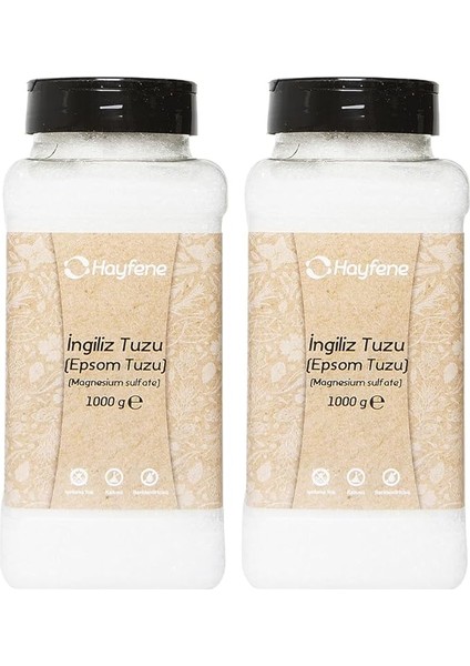 2'li Ingiliz Tuzu (Epsom Tuzu) 1000 gr Baharat Seti