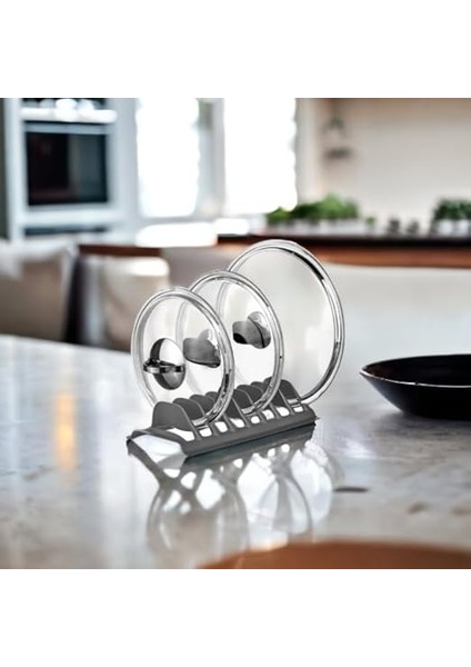 Içi Tencere Tava Kapağı Tabak Düzenleyici Sepet Tabaklık Bulaşıklık Mutfak (Siyah 2'li) indirimleri