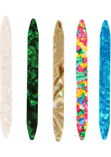 Ud Seçim Seti Ud Mızrap I, 5 Adet Ud Seçimi Mızrap Profesyonel Desen Baskılı