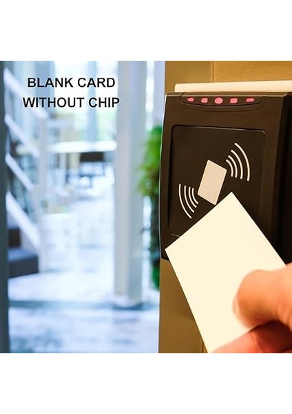 50 Adet Pvc Beyaz Kart Işletmeler Için Boş Plastik Kartlar Çift Taraflı Baskıya Hazır indirimleri