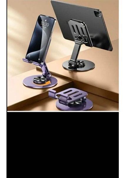 Mor 360° Dönebilir Kompakt Masaüstü Metal Telefon Tutucu fiyatları