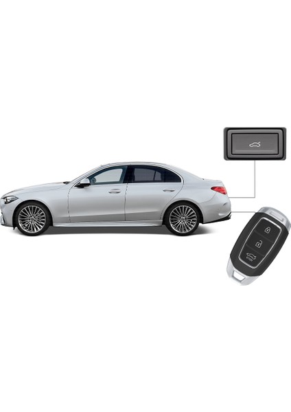 Mercedes C Serisi W206 2022+ Elektrikli Bagaj Sistemi (Çift Motorlu)