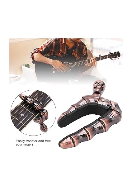 Gitar Capo, Gitar Gitar Için Gitar Yeni Başlayanlar Için Profesyonel Gitarist (Bronz) modelleri