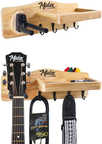 Gp-30 Gitar Standı Sehpası Duvar Askısı Ahşap Şık Kaliteli