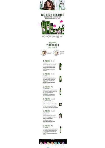 Bio-Tech Restore Güçlendirici Şampuan - Kök Hücre Kompleksi ve Gül Suyu ile 500 ml fırsatları