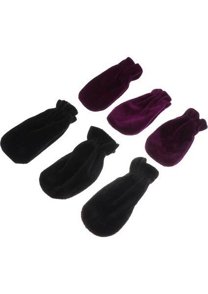 2 Paket Piyano Pedalı Kılıfları Gelişmiş ve Estetik Için Lüks Kadife Pedal Koruyucuları