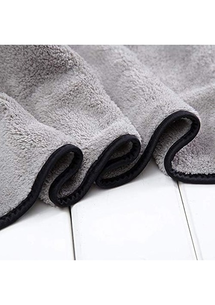 Süper Emici Oto Kurulama Bezi Araç Temizlik Havlusu Mikrofiber Temizleme Bezi Araba Yıkama Süngeri (50X70CM) (Gri) modelleri