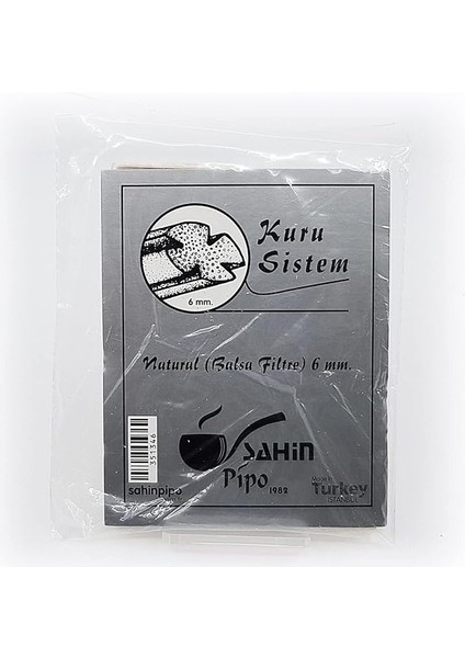 Balsa Filtre 6mm 34LÜ Paket