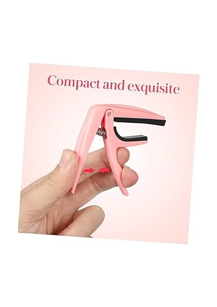 Tek Elle Kullanılan Cat Pick Scream Ukulele Capo Akustik Ukulele Tuner Için Çinko Alaşımlı Aksesuarlar modelleri