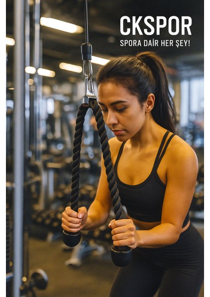 Triceps ve Bench Halatı – Dayanıklı Fitness ve Ağırlık Antrenman Aparatı Cks-43
