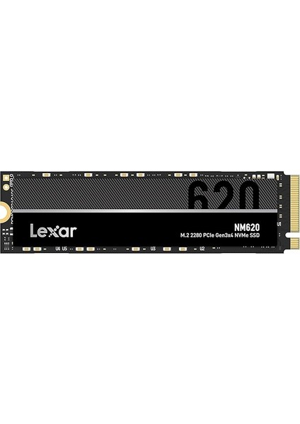 NM620 512GB Ssd, M.2 2280 Pcıe GEN3X4 Nvme 1.4 Dahili Ssd, 3500MB/S'YE Kadar Okuma, 2400MB/S Yazma, 3D Nand Flash Dahili Solid State Drive Oyuncular (LNM620X512G-RNNNG)