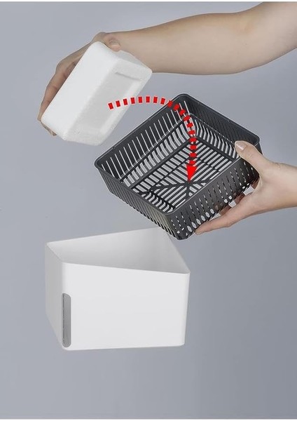 Naturel Nem Alıcı Rutubet ve Küf Önleyici Kare Aparat Beyaz | 500 gr Tablet Ile Etkili Çözüm indirimleri