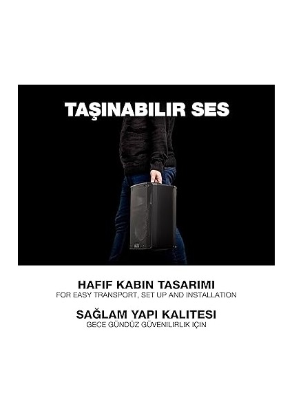 TX308 – 350 W Aktif Pa Hoparlör, 8 Inç Derin Hoparlörlü, Mobil Dj'ler ve Müzisyenler, Küçük Gösteriler, Kutlamalar ve Spor Etkinlikleri Için fırsatları