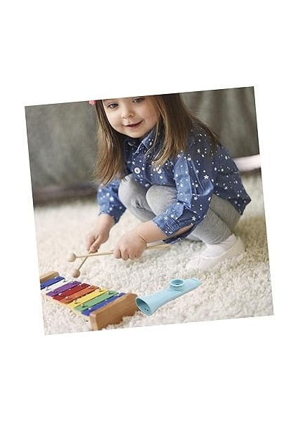 Çocuklar Için Kazoo Enstrüman Seti - Plastik Kazoo Bebek Müzik Oyuncağı Okul Öncesi Müzik Aletleri Kültürel Aktiviteler Için Harika fırsatları