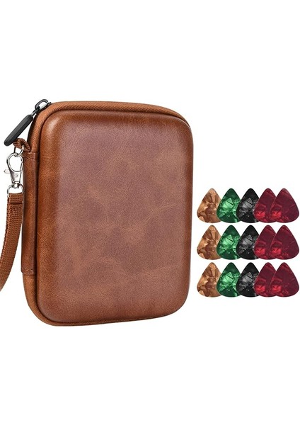 Akustik Elektro Gitar Için Gitar Penası Tutucu Kılıfı 15 Adet Gitar Penası Gitar Penası Saklama Çantası Keseleri Arkadaşlar Gitar Çalanlar Için