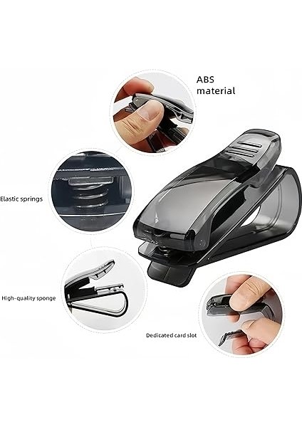 Içi Güneşlik Gözlük Tutucu Klips | Mandallı Gözlük Askısı | Oto Güneşliğe Takılan Gözlük Aparatı fırsatları