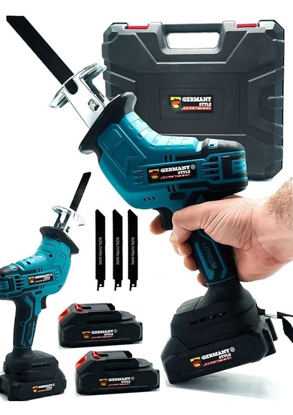 Style Kömürsüz Motor Çift Akülü Çelik Şanzuman Kemik Kesme Tilki Kuyruğu