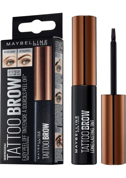 New York Tattoo Brow Geçici Kaş Dövmesi, Açık Ton, 4.9 ml