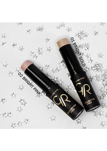 Rose Highlighter Stick No:01 Bright Gold 1 Paket fiyatları