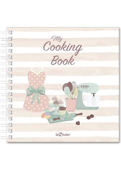 Color Yemek Tarif Defteri Spiralli Renkli Ayraçlı