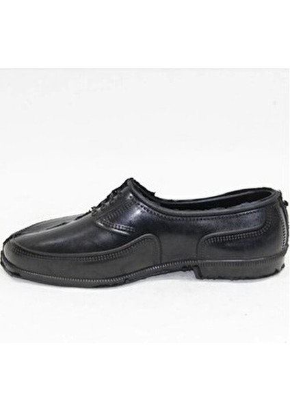 Lastik Ayakkabı Erkekler İçin Düz Tabanlı 36-45 Siyah