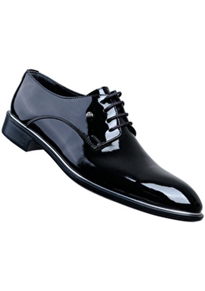 Siyah Rugan Erkek Ayakkabı Bağcıklı Tasarım fırsatları